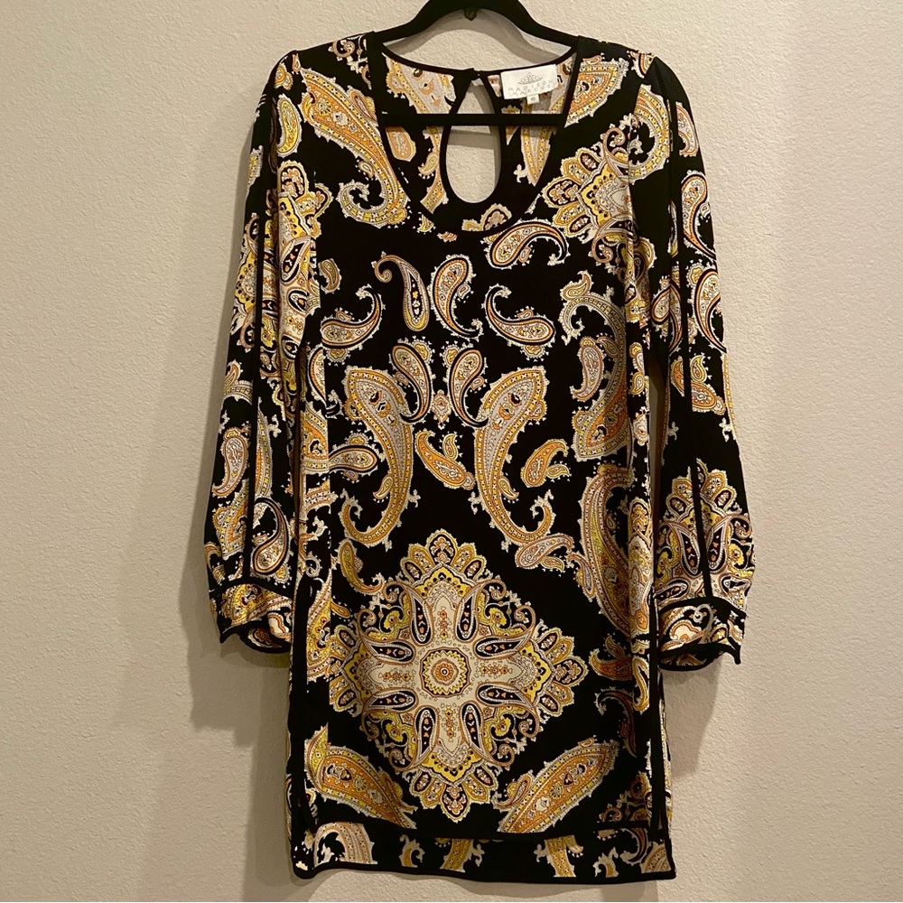 MADISON MARCUS Silk Paisley Dress, XS